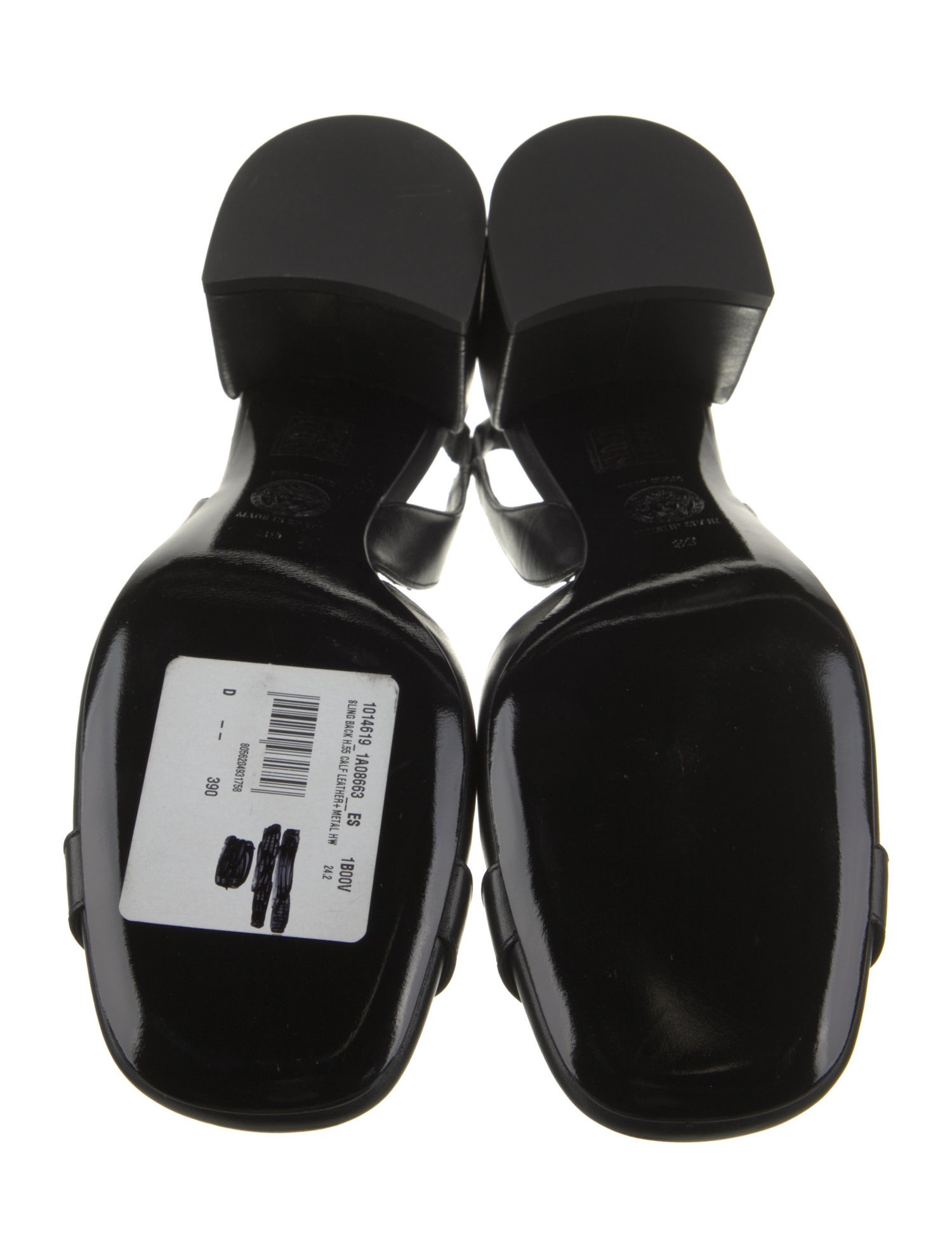 Versace Leather Slingback Pumps